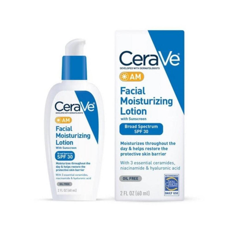 Cerave Locion Facial Moisturizing with Sunscreen AM 60 ml