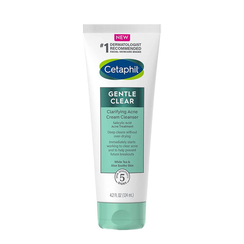 Cetaphil Gentle Clear Clarifyng Acne Cream Cleanser 124ml