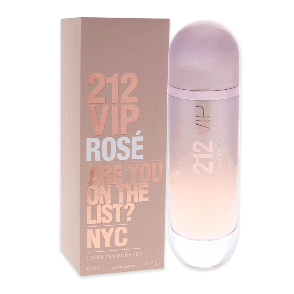 Carolina Herrera 212 Vip Rosé 125ml Are You On The List NYC Eau De Parfum For Woman