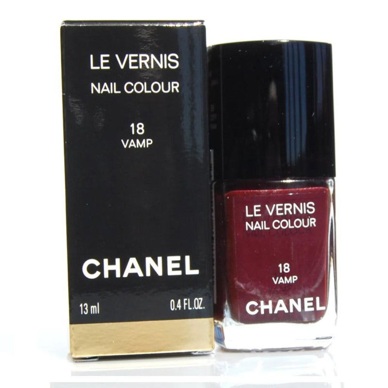 Chanel Esmalte de Uñas Le Vernis Longwear 18 Rough Noir Vamp 13ml