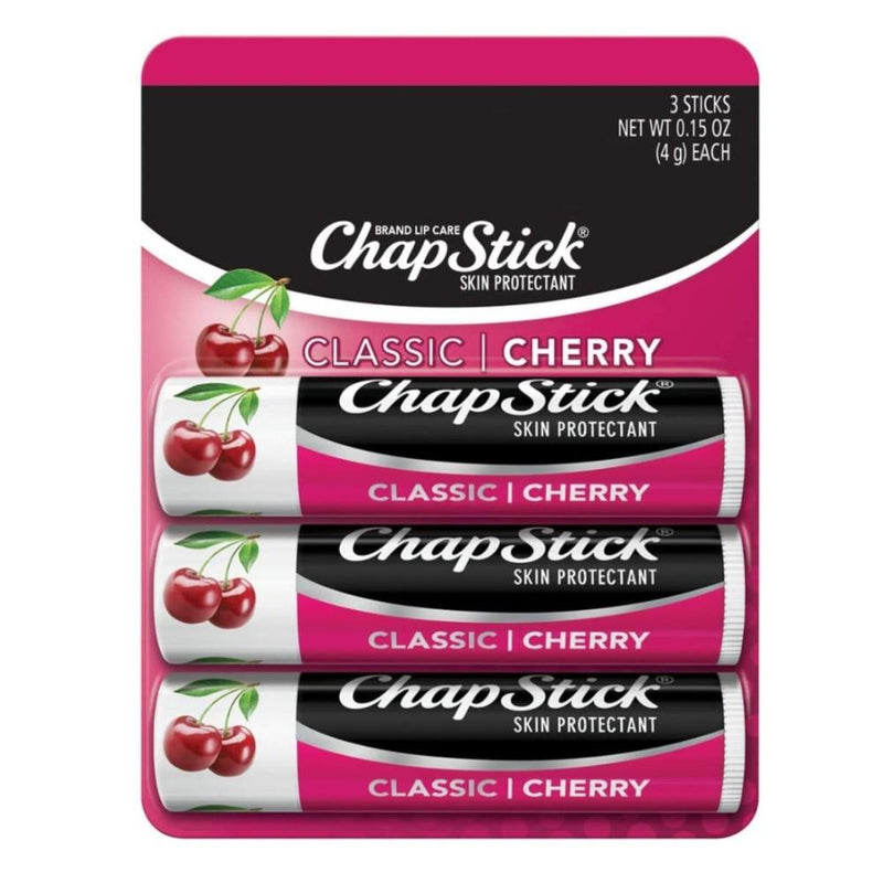 ChapStick Classic Cherry 3 sticks Labial