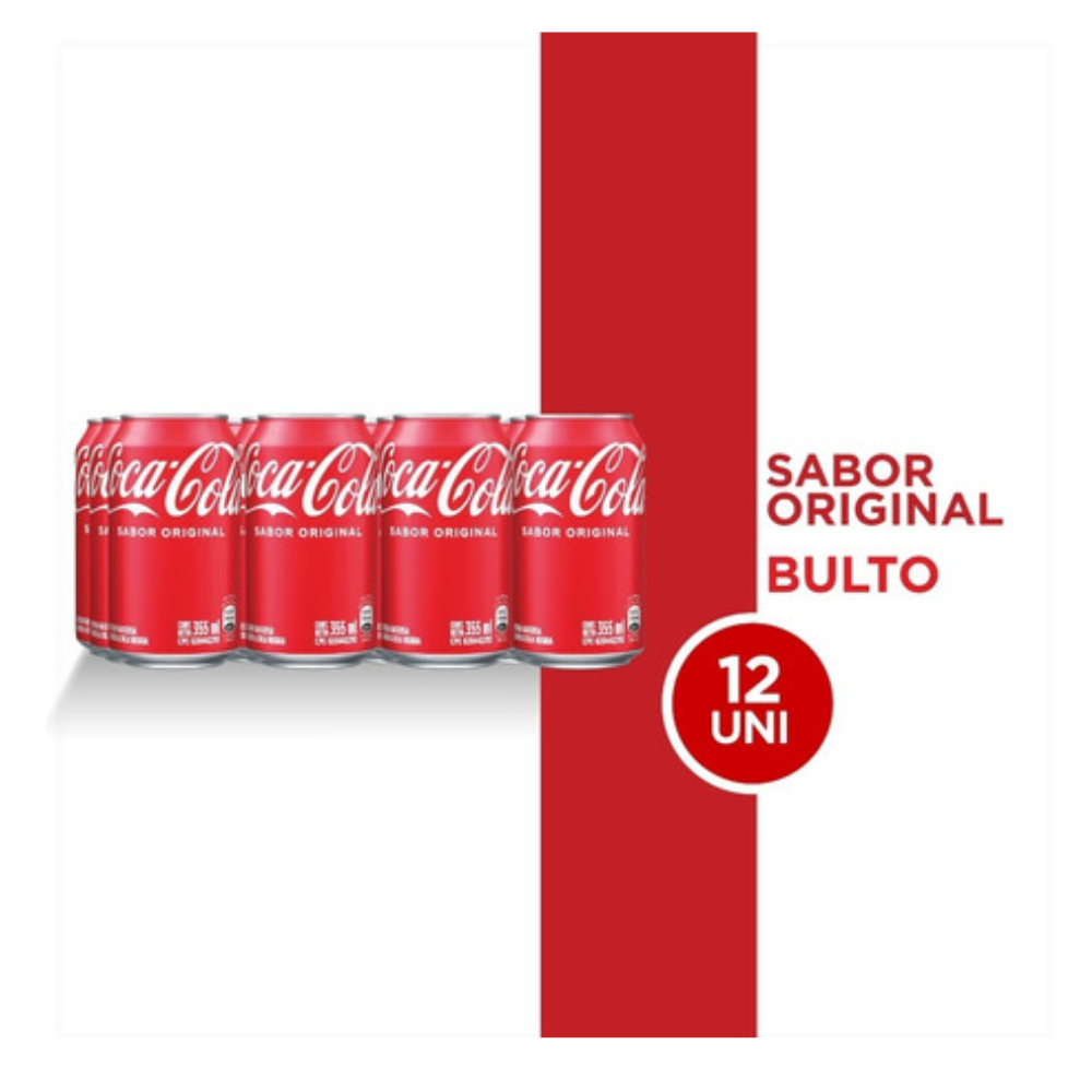 Coca-Cola Original Pack de 12 Latas de 355ml