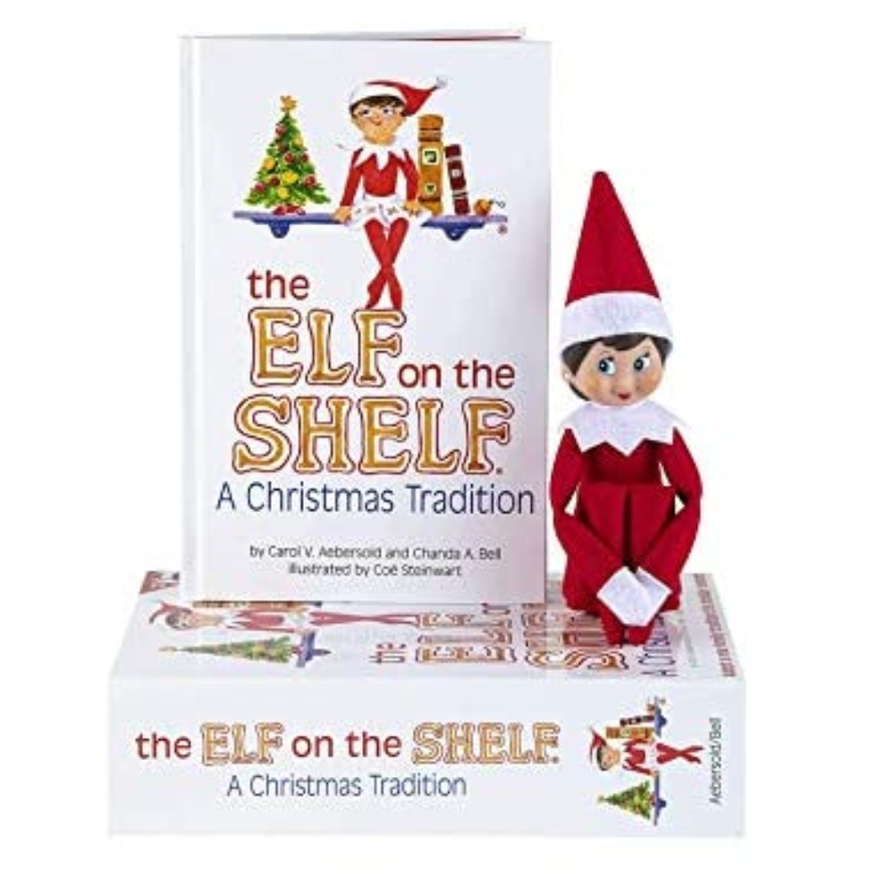 The Elf On The Shelf Niña Una Tradicion Navideña Cuento y Una Duende Explorador