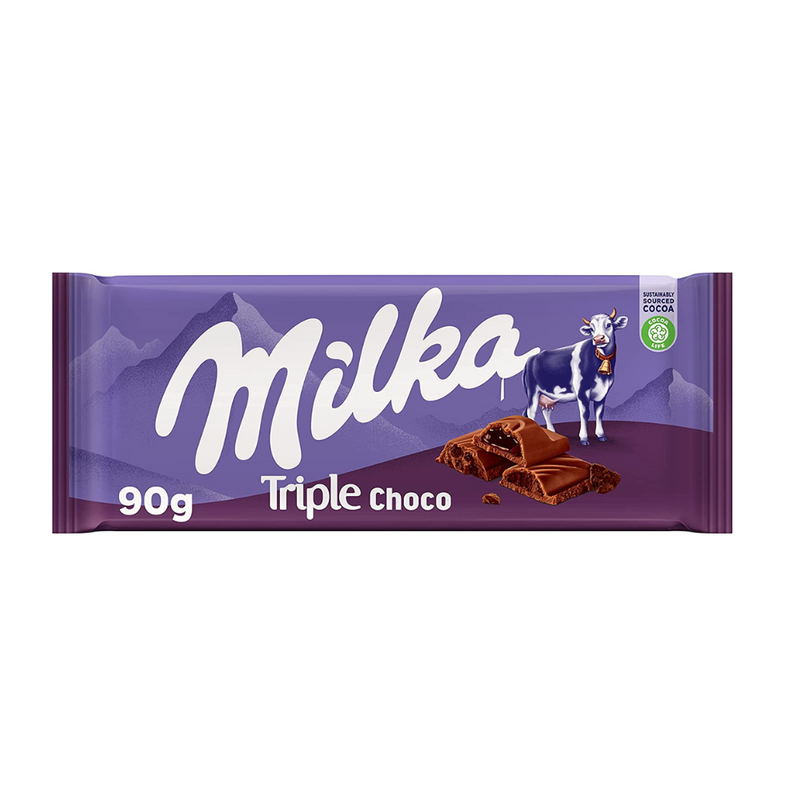 Chocolate Milka Triple Choco Cocoa 90gr