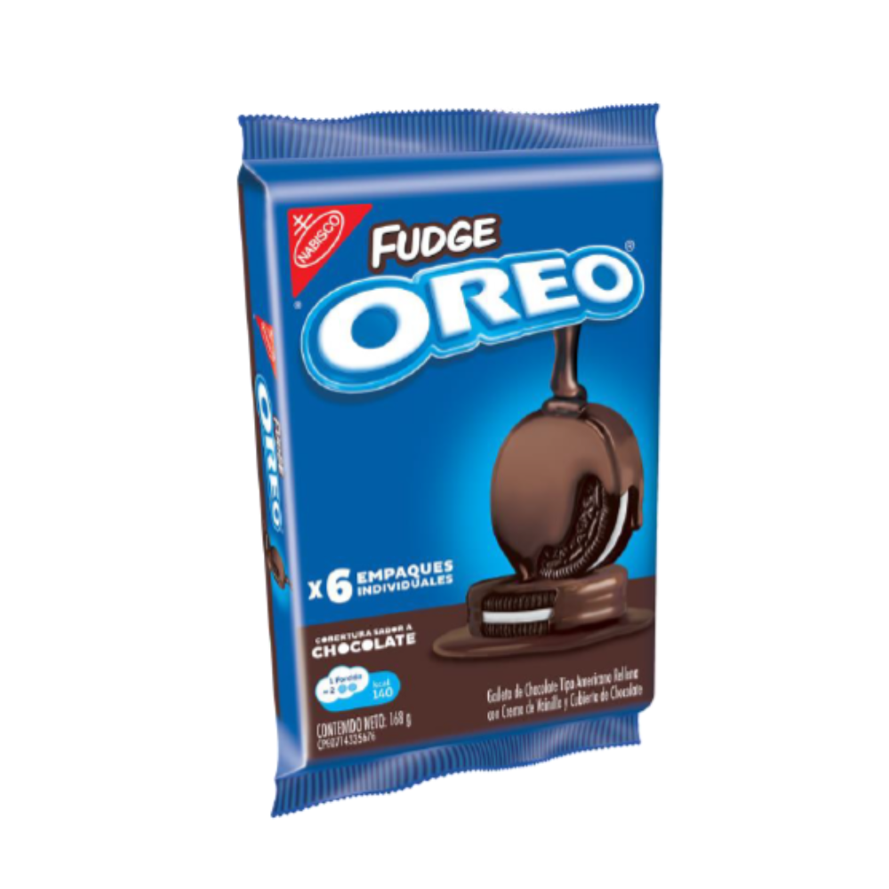 Galletas Oreo Fudge 6 Und