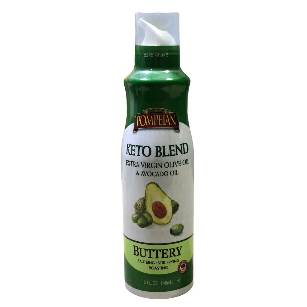 Aceite de Oliva Keto Pompeian Extra Virgin & Avocado Oil Spray 148ml