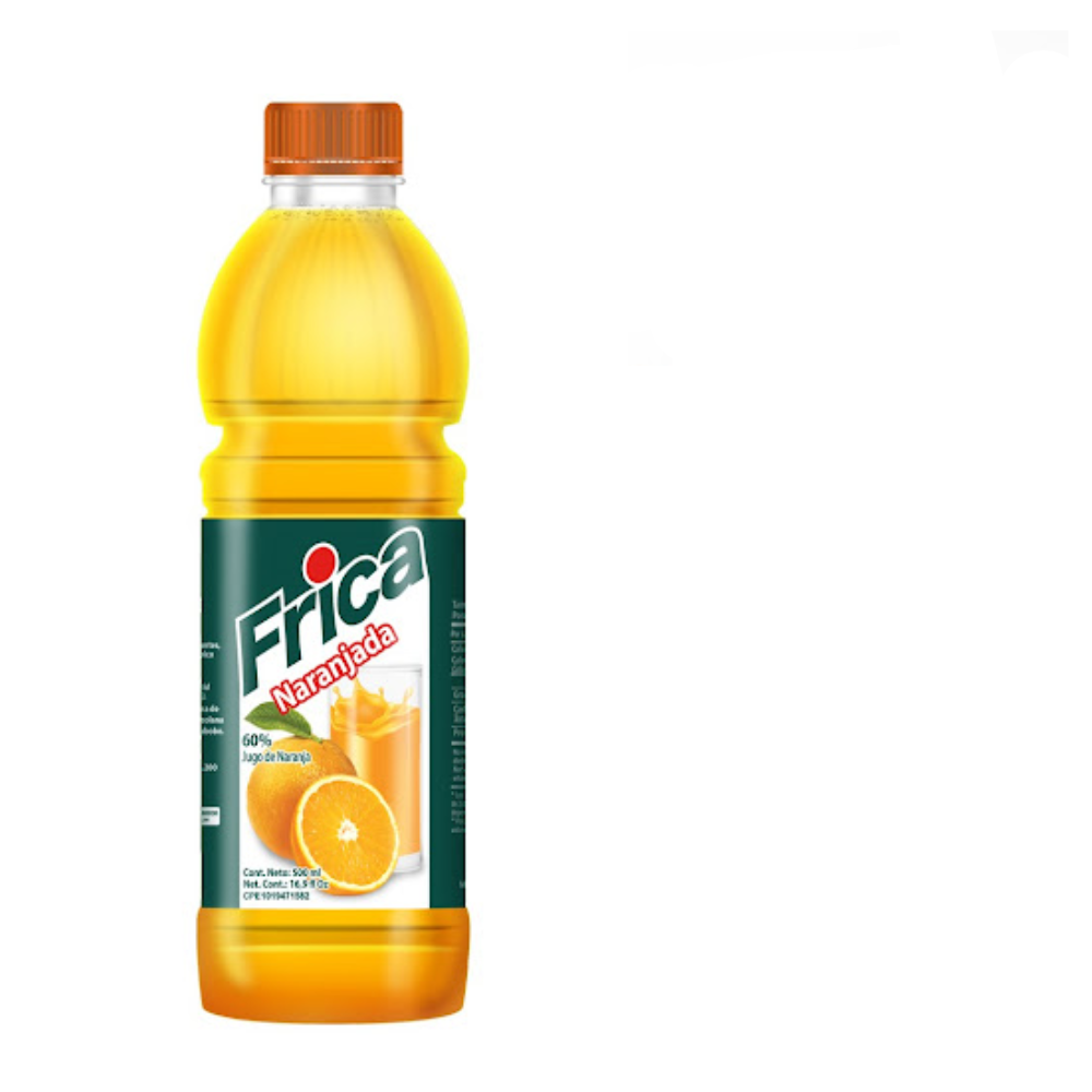 Naranjada Frica Pack de 3 Und de 500ml