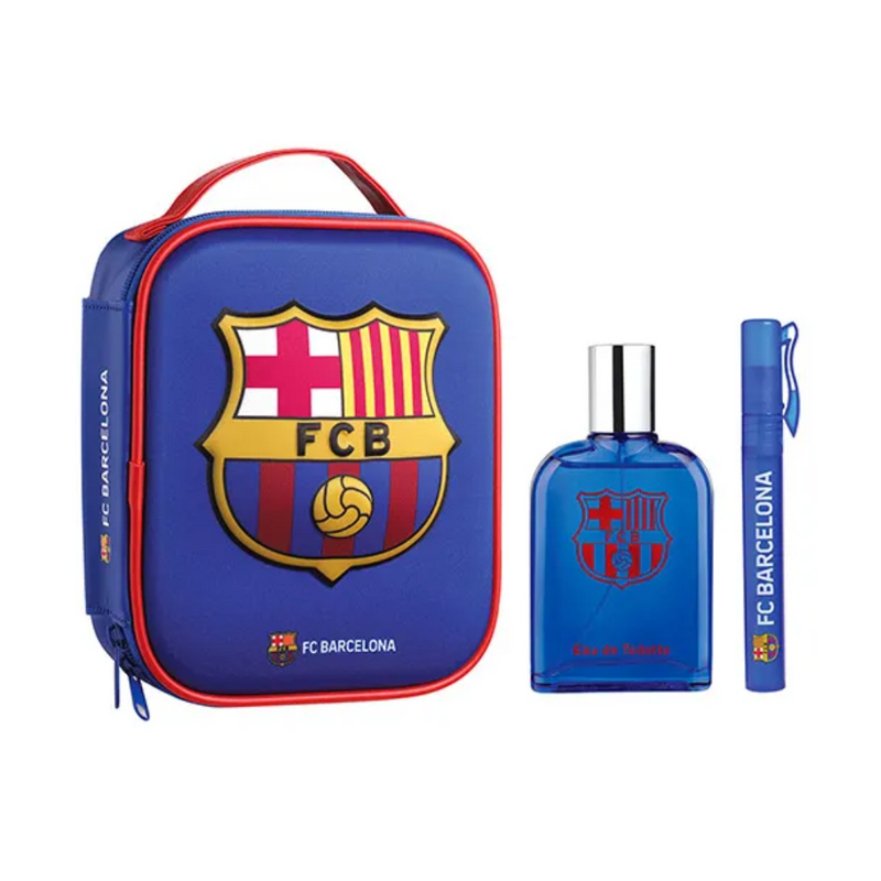 FC Barcelona Set de Regalo Eau De Toilette 100ml+5ml+Bolso