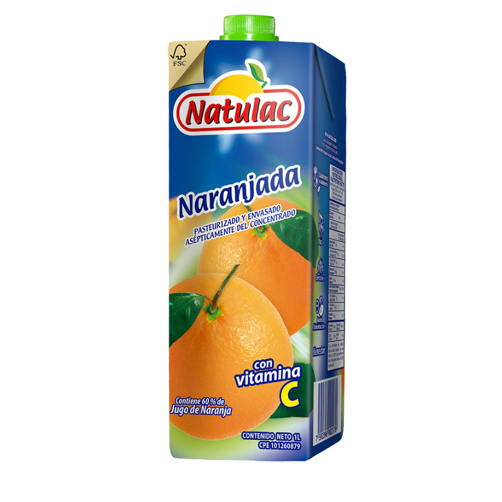 Jugo De Naranja Natulac  1L