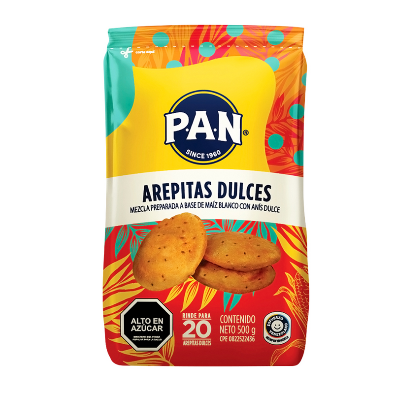 Mezcla Para Arepitas dulces Pan 500 gr