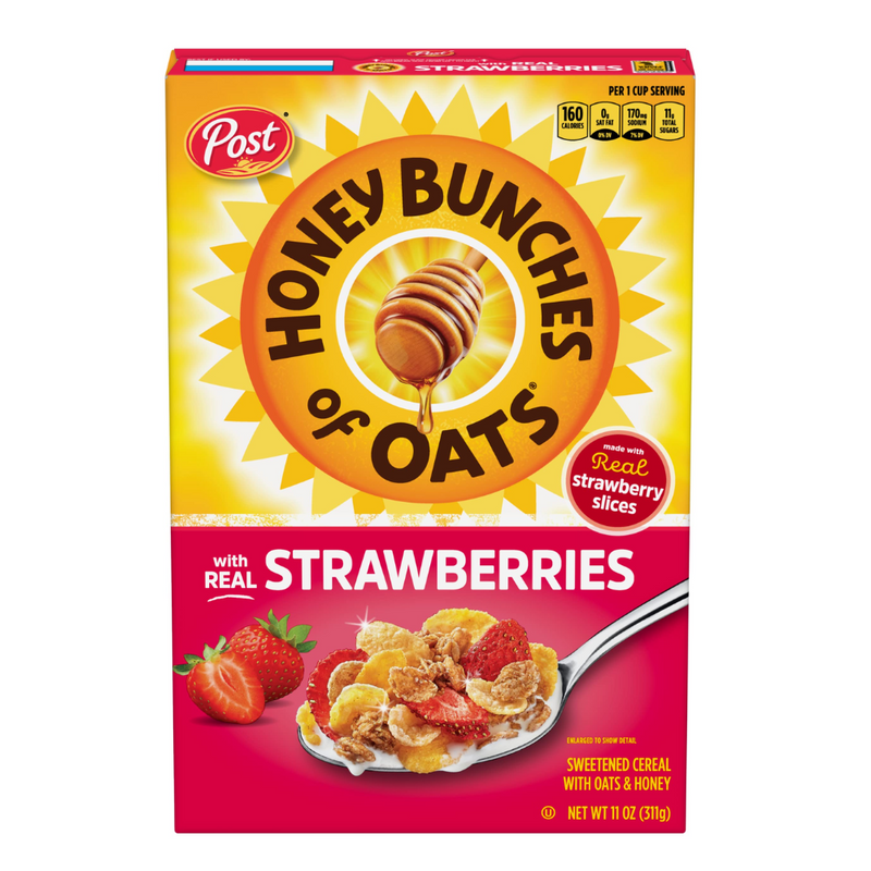 Cereal Post Honey Bunches of Oats with Real Strawberries 311 gr