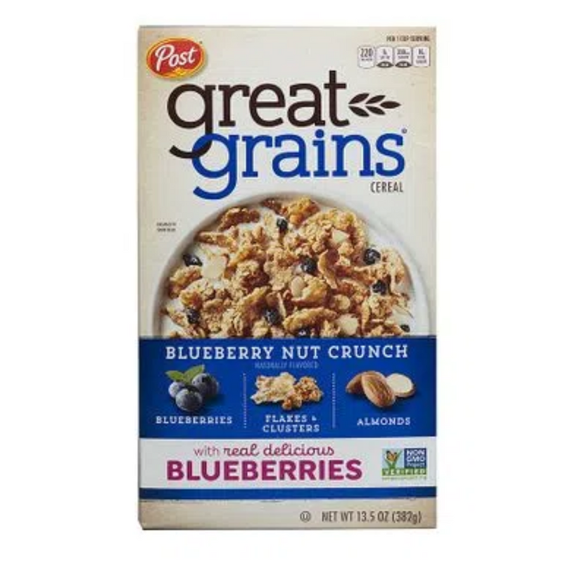 Cereal Post Great Grains Blueberry Morning 382gr
