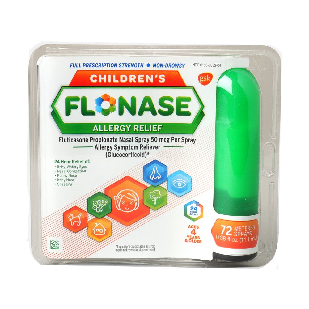 Flonase Childrens Spray Nasal Allergy Symptom Relieve 11.1ml