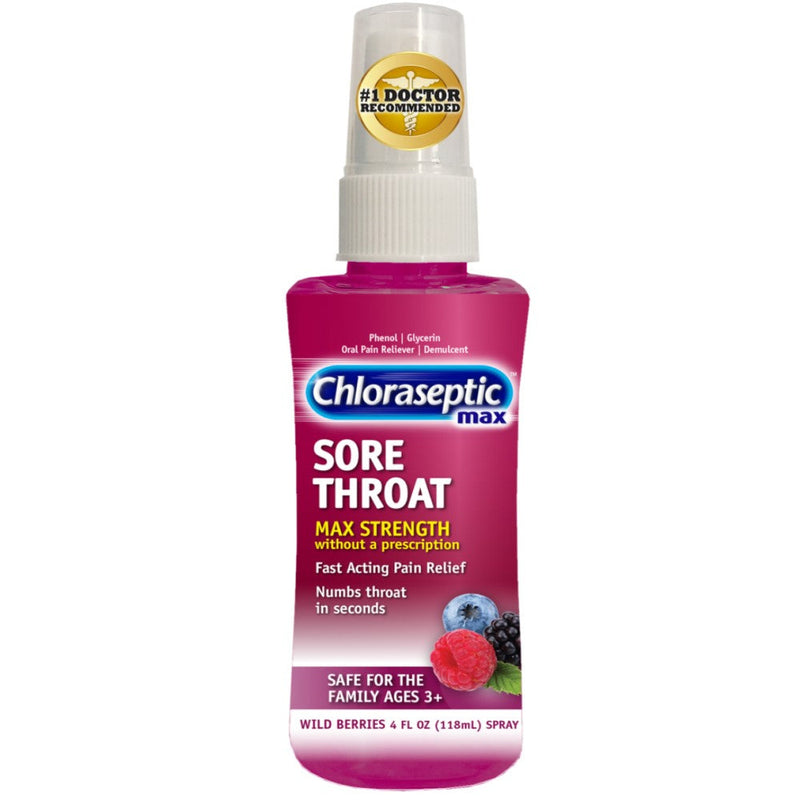 Chloraseptic Sore Throat Max Strength Spray 118ml