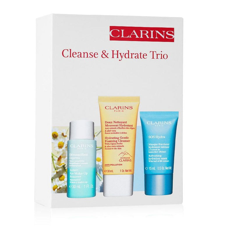Clarins Cleanse Hydrate Trio 3und