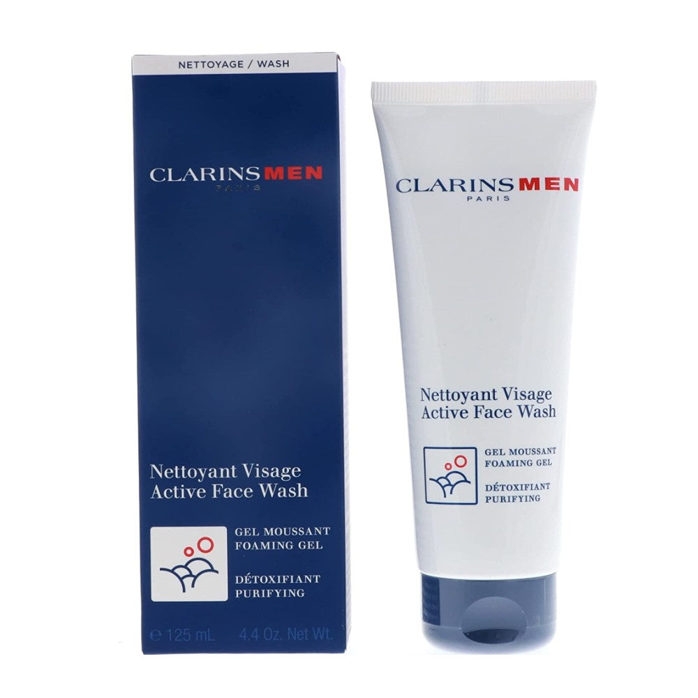 Clarins Men Nettoyant Visage Active Face Wash Foaming Gel 125ml