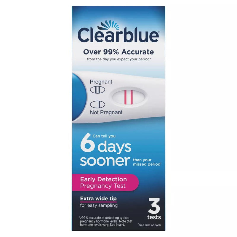 Clearblue 6 Days Sooner 3 Test Prueba de Embarazo
