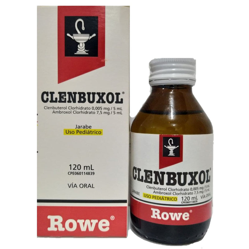 Clenbunal Rowe Clenbuterol Clorhidrato 0.005mg/5ml Via Oral 120ml