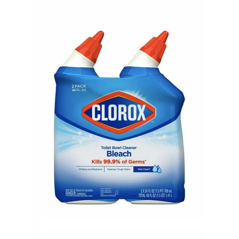 Clorox Pack de 2 Toilet Bowl Cleaner Bleach 1.41L Total