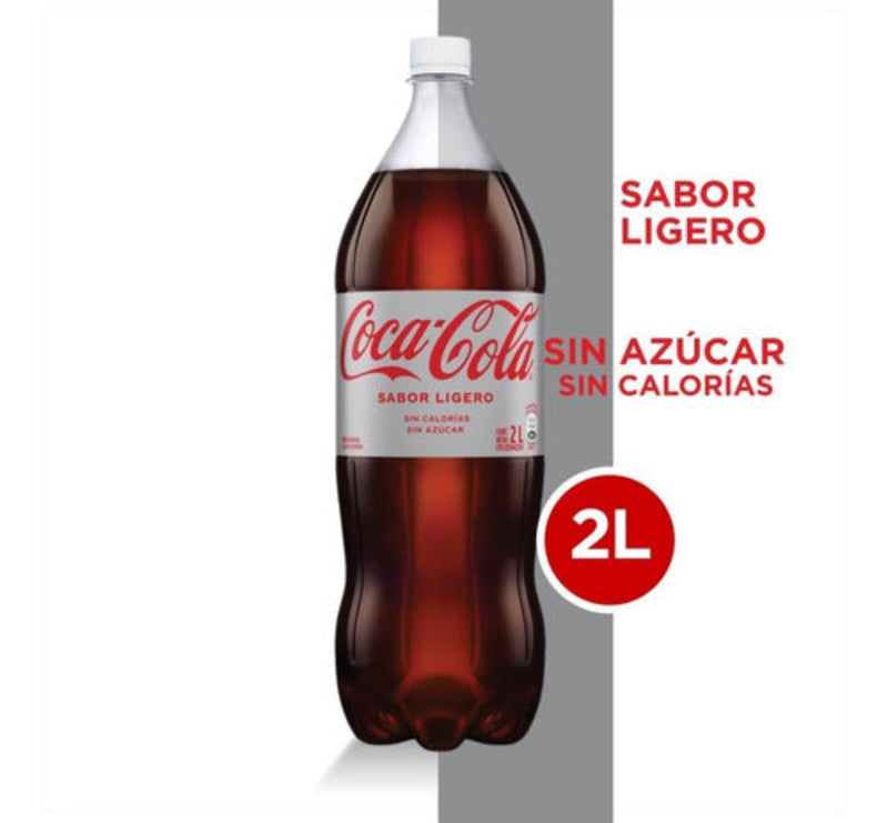 Coca-Cola Sabor Ligero sin Azucar 2 Litros