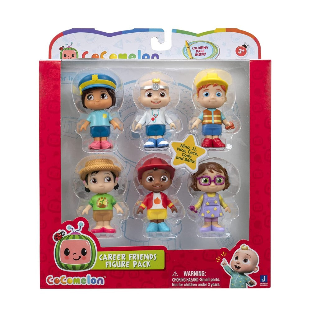 Cocomelon Career Friends Figure Pack 3+