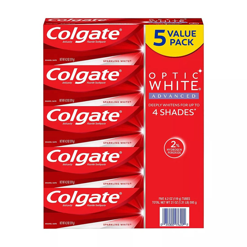 Colgate 5 Und Optic White 595g