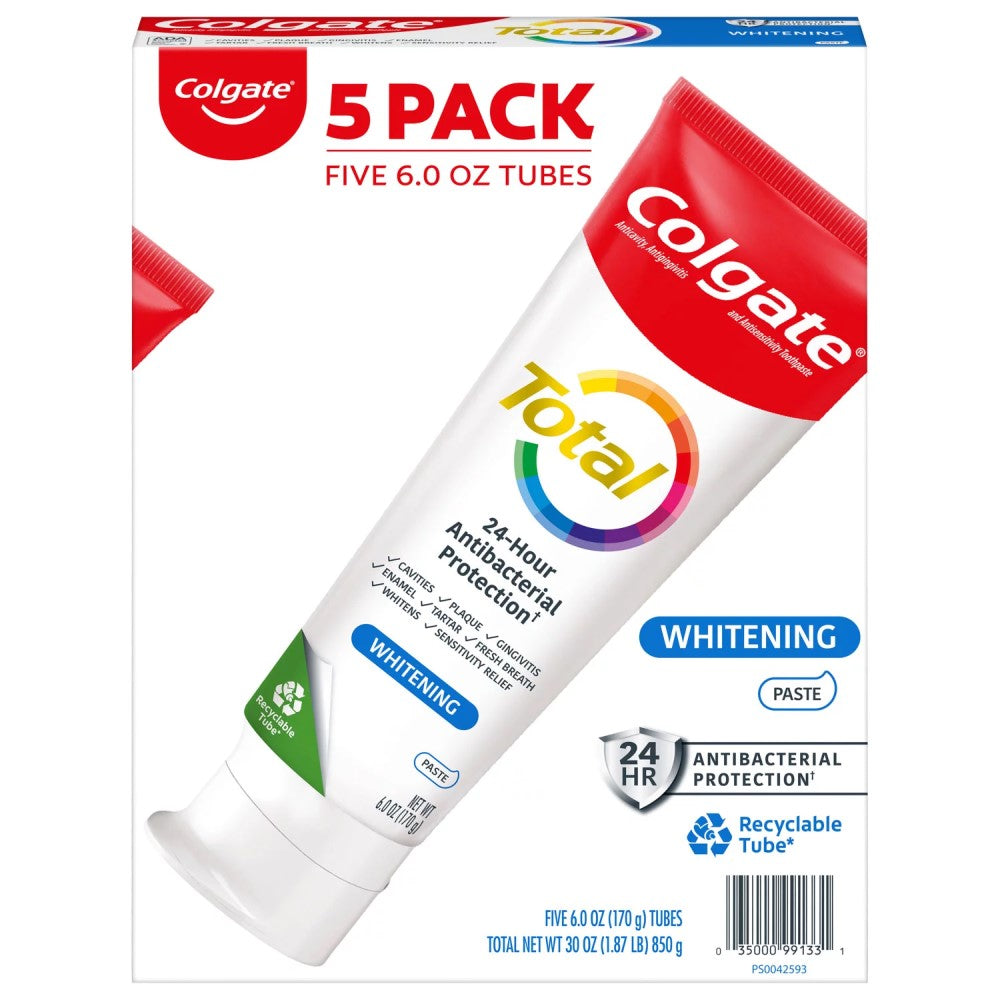 Colgate Total Whitening 5 Pack 850g Crema Dental