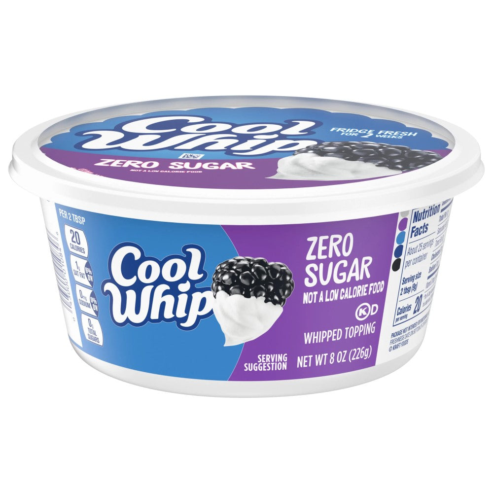 Cool Whip Crema Batida Zero Sugar Same Great 226g