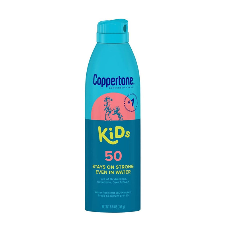 Coppertone Kids 50 SPF Sunscreen Spray Broad Spectrum 156g