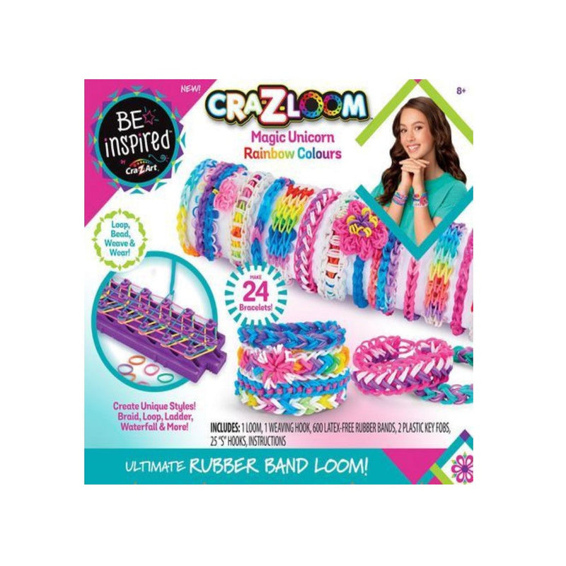 Crazart Ultimate Rubber Band Loom  Colors 8+