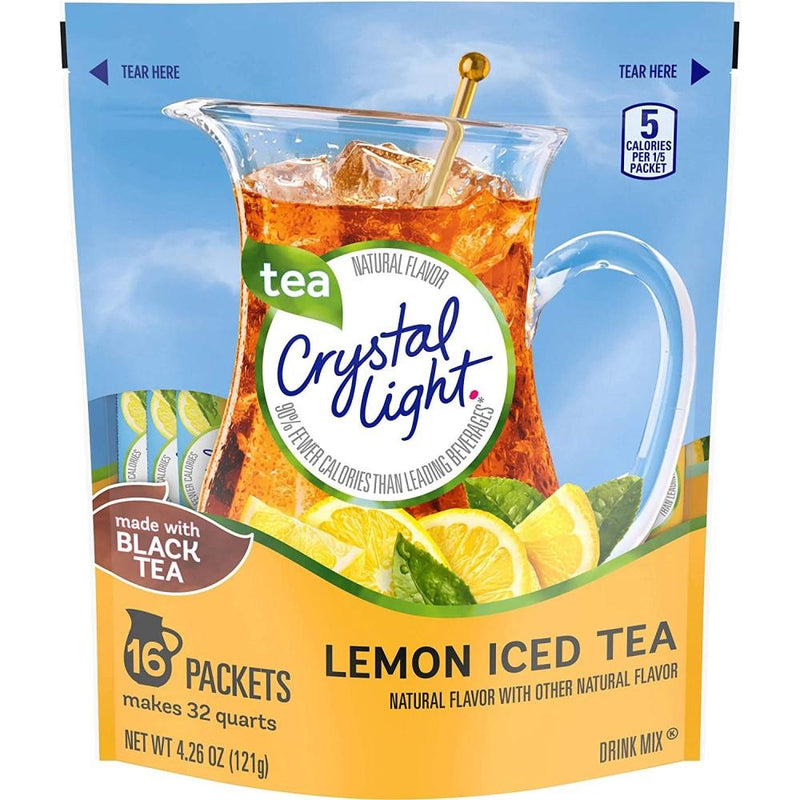 Iced Tea Crystal Light 16 Packs Lemon 121g