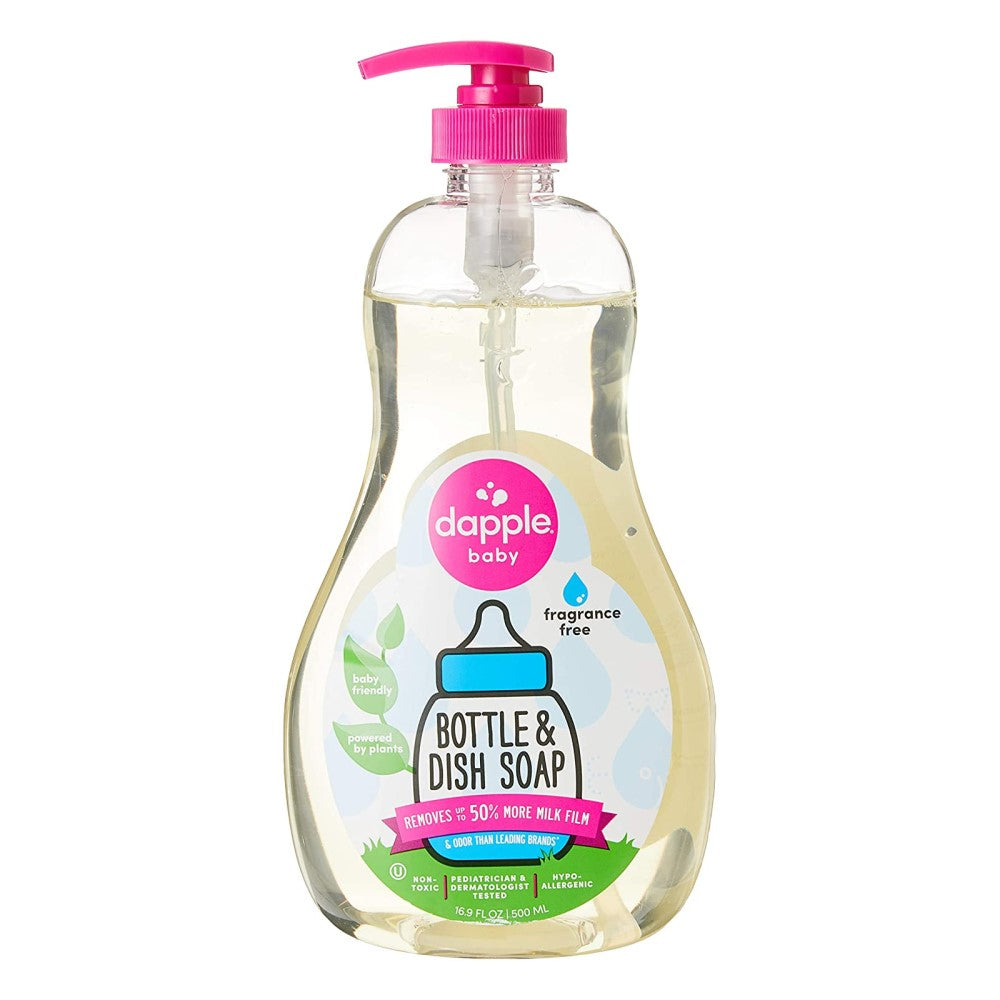 Dapple Baby Bottle Dish Soap Fragance Free 500ml Lavaplato