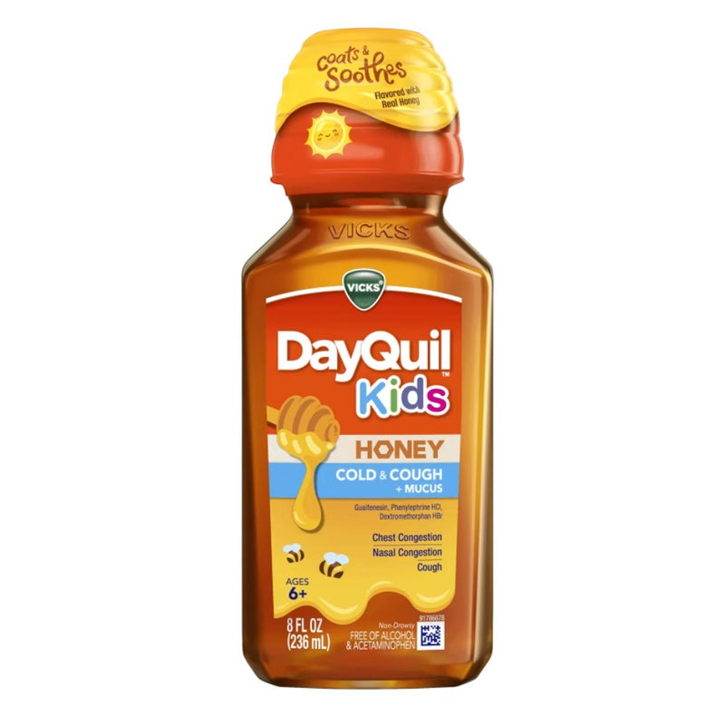 Vicks Day Quil Kids Honey Cold Cough Mucus 6+ 236ml