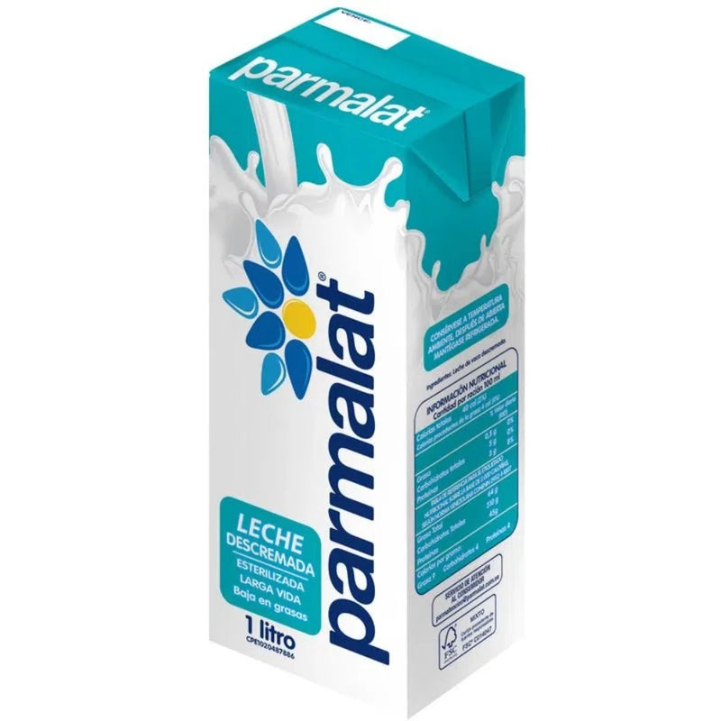Leche Descremada Parmalat 1 Litro