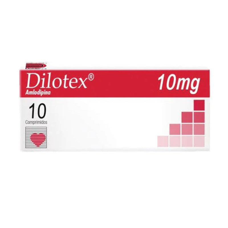 Dilotex Amlopidina 10mg 10Comprimidos