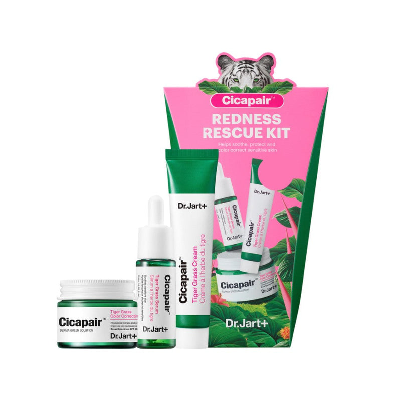 Dr.Jart Cicapair Redness Rescue Kit Helps Soothe Protect And Color Correct Sensitive Skin