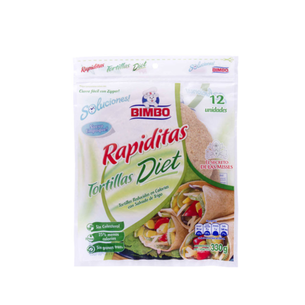 Tortillas Bimbo Diet 330 gr