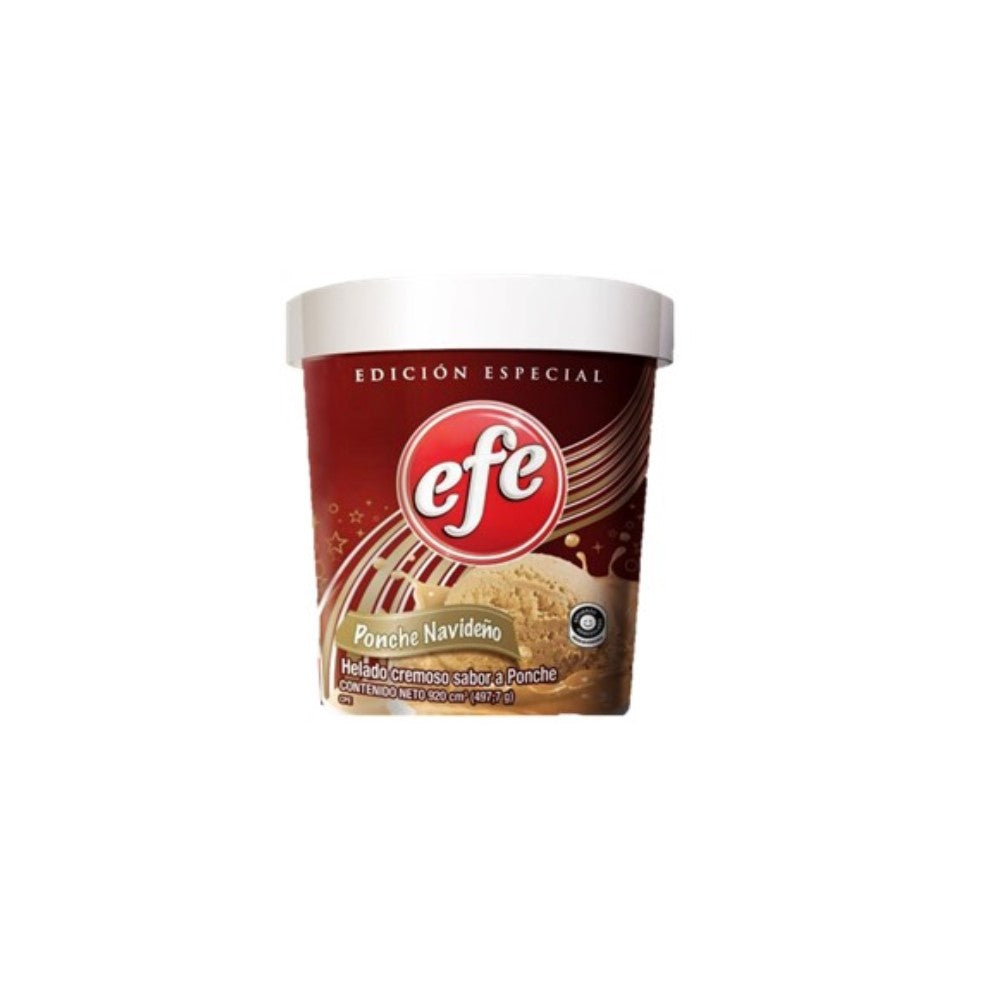 Helado Efe Ponche Navideño 920 ml