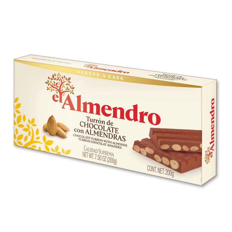 Turron El Almendro Chocolate con Almendras 200g