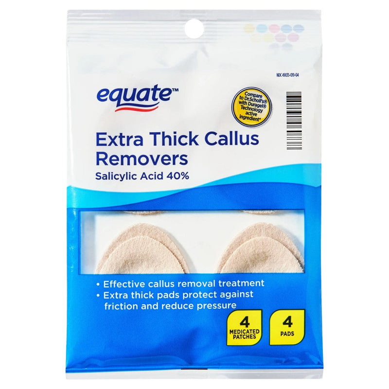 Parches Equate Extra Think Callus Removers Salicylic Acid 40% 4und