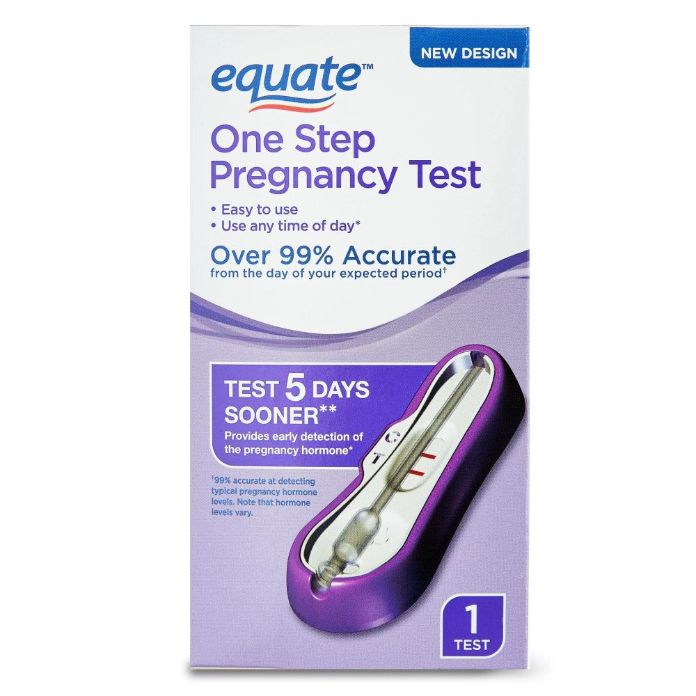 Equate Prueba de Embarazo Test 5 Days Sooner