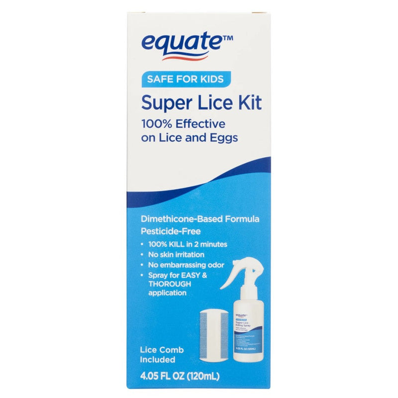 Kit Equate Mata Piljos Safe For Kids Super Lice 120ml con Cepillo Incluido