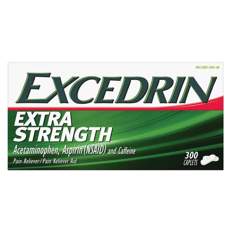 Excedrin Extra Strength Aspirin And Caffeine 300caplets