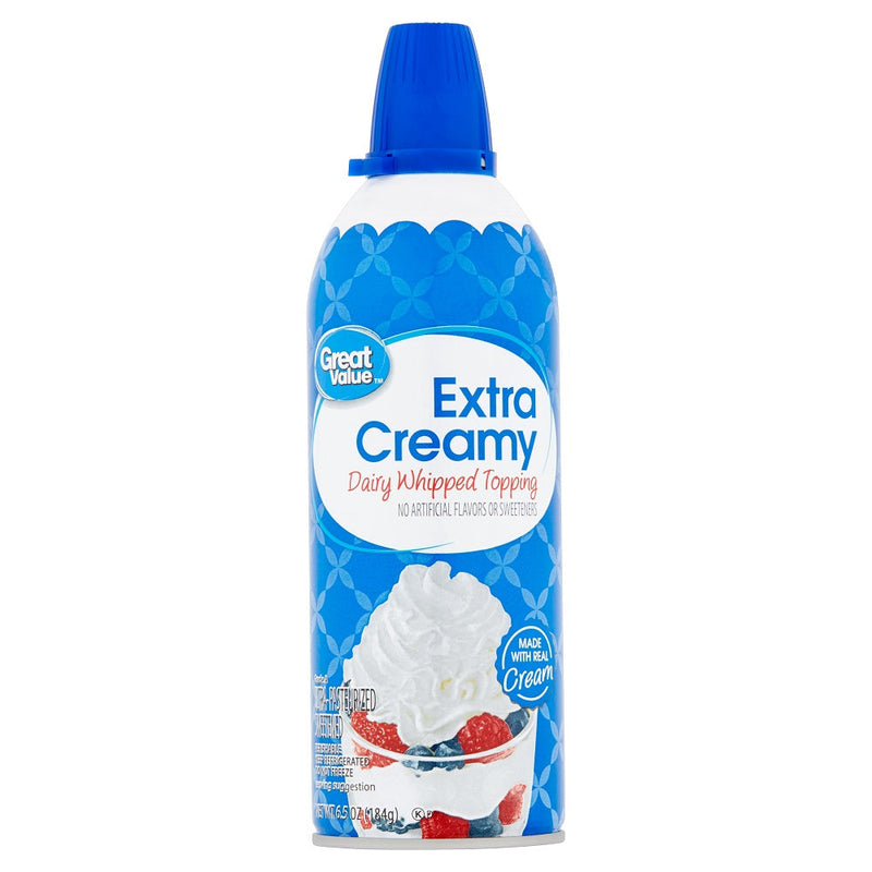 Crema Great Value Extra Creamy Daity Whipped Topping 184g