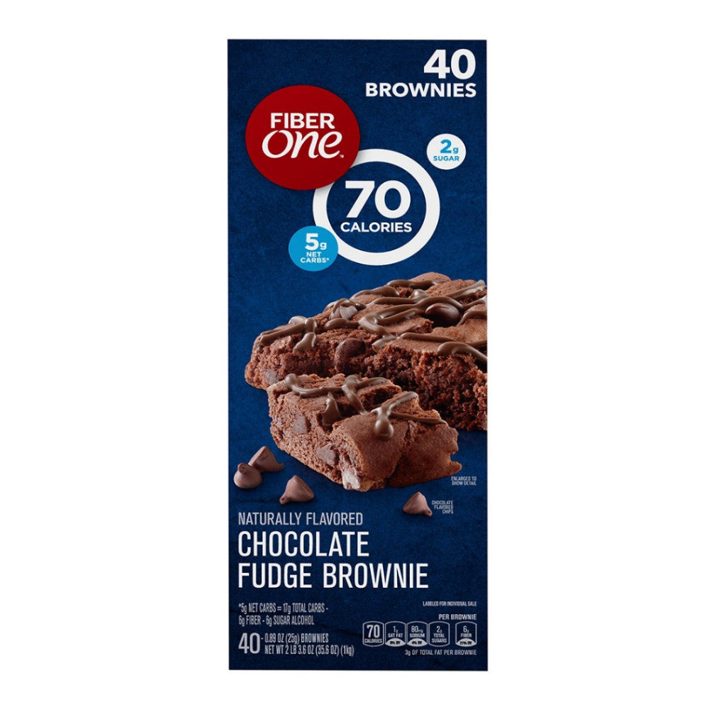 Fiber One 40 Und Brownie Chocolate Fudge Fiber One 70 Calorias 40Und 1kg