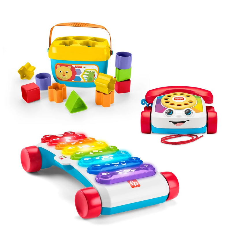 Fisher Price Super Gift Set de 3 Juguetes  6-36meses