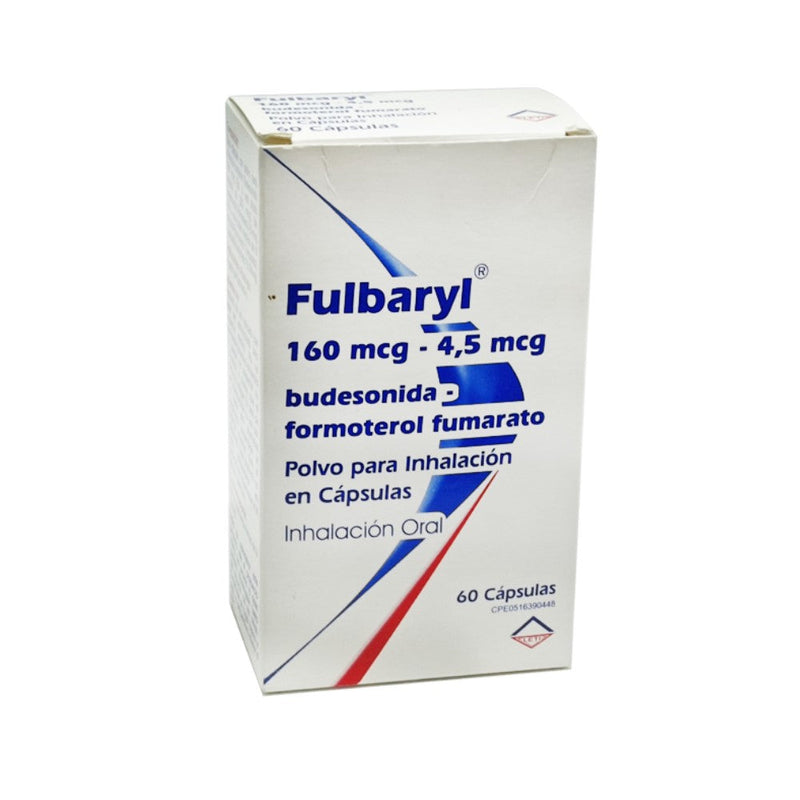 Fulbaryl 160mcg 4.5mcg Budesonida Formoterol Fumarato 60Capsula
