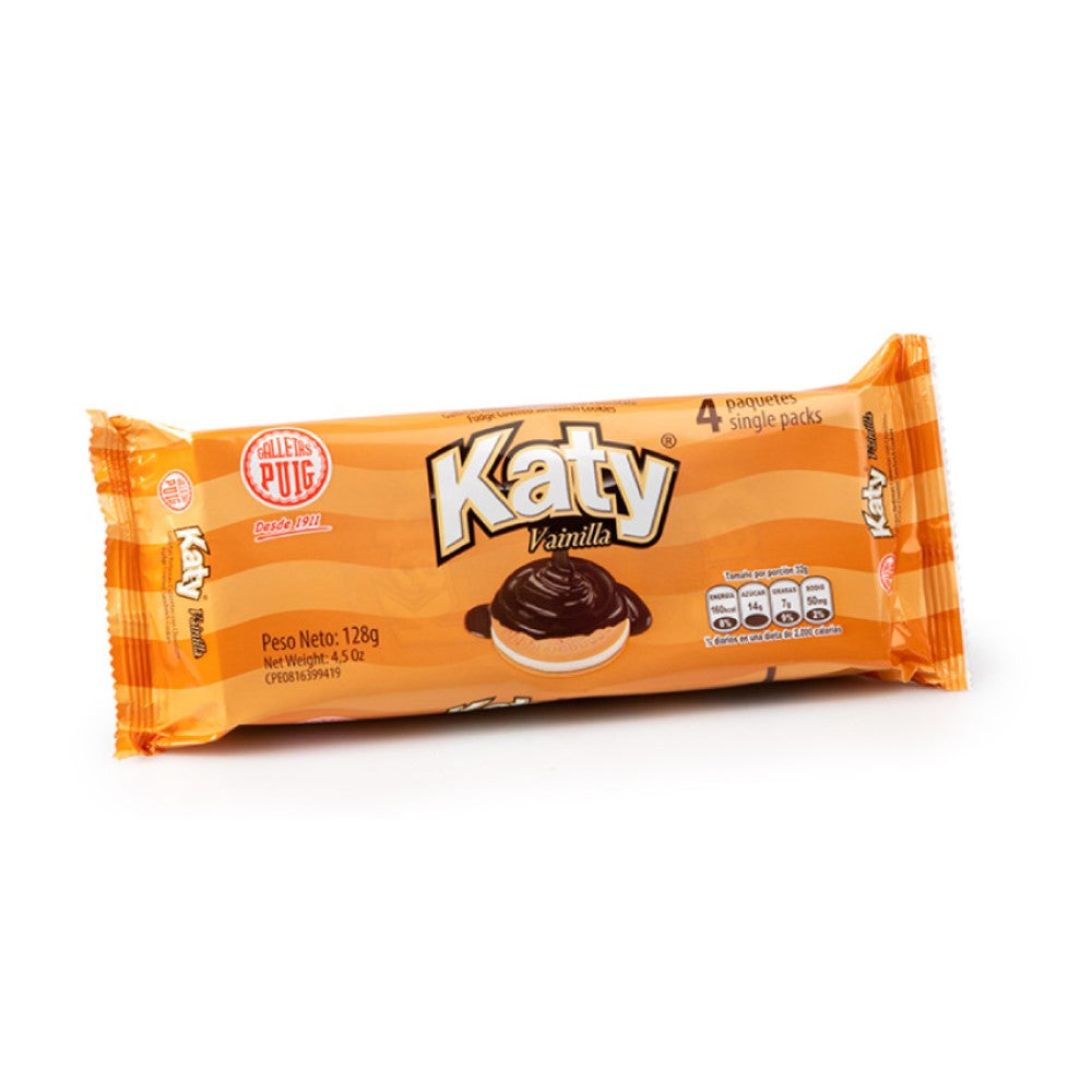 Galletas Katy Puig 4 Unidades Vainilla 128g