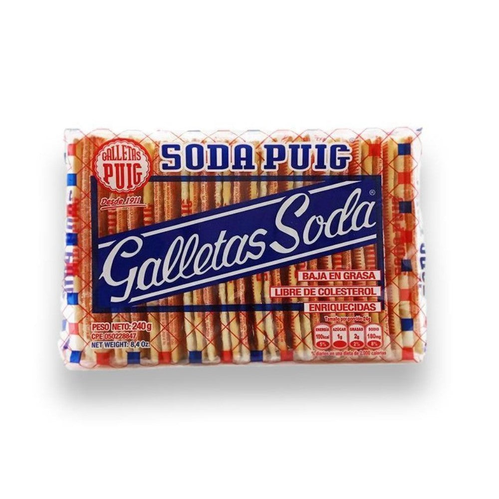 Galletas Soda Puig Baja En Grasa 240g