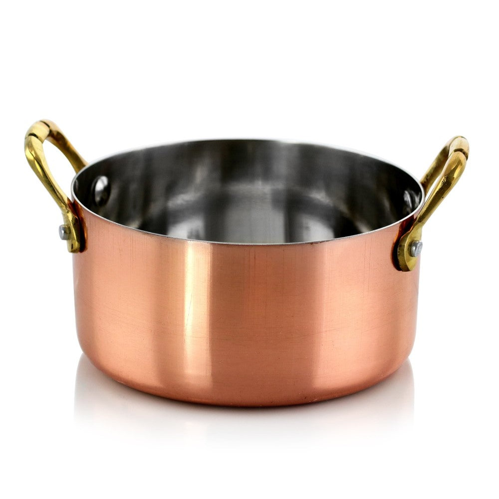 Cacerola Mini Gibson Home Rembrandt Enchapado En Cobre De Acero Inoxidable 12cm